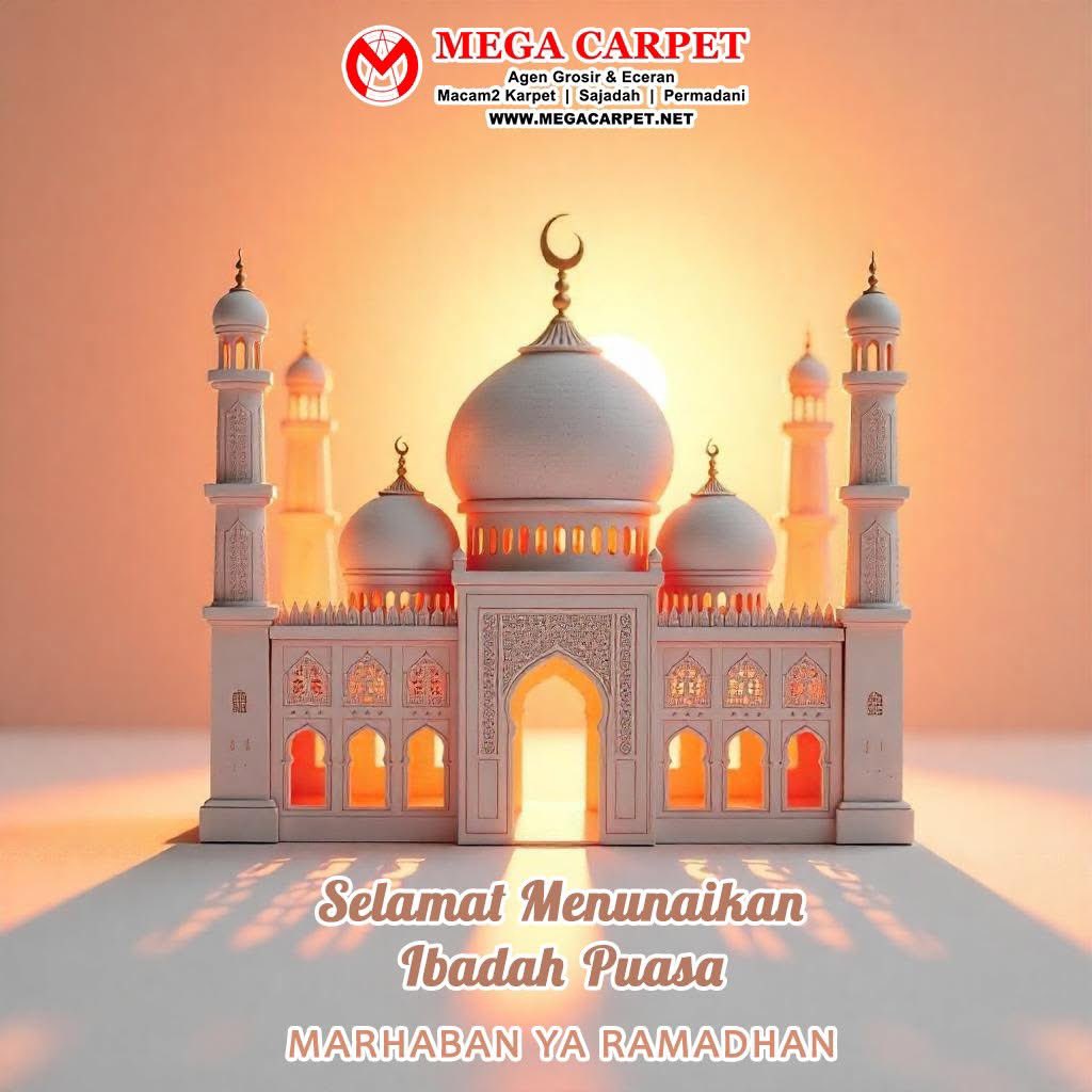 MegaCarpet's tweet photo. Selamat Menunaikan Ibadah Puasa

“Marhaban ya Ramadhan. Semoga bulan suci ini membawa berkah, kedamaian, dan keberkahan bagi kita semua.”

#Puasa #Fasting #Ramadhan #MegaCarpet https://t.co/cbPVcPRrhy