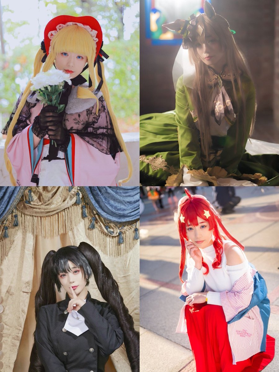 #自己紹介に無言で4作品のコスプレどうぞ