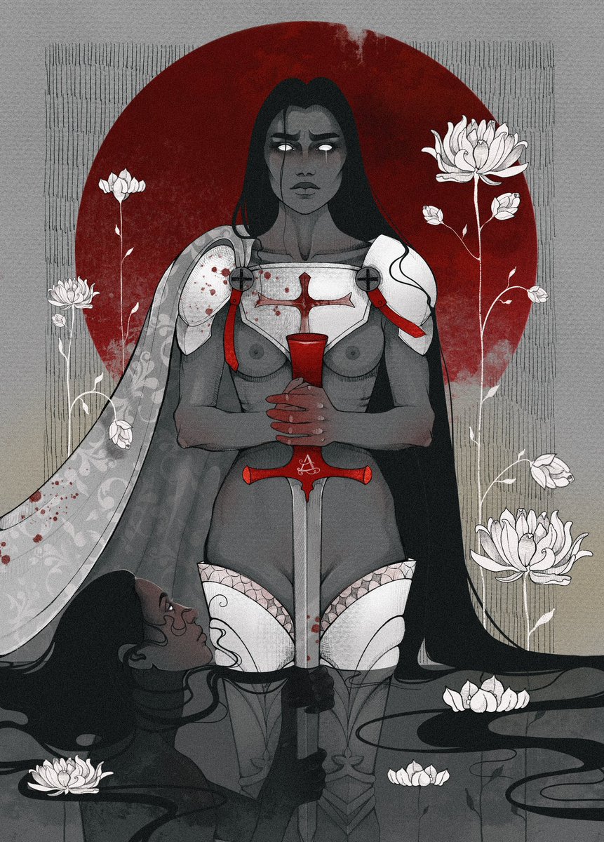 •Cold Devotion•

Was sold! Thanks to the new owner <a href="/LegendOnlyBens/">Mike 😈🪽</a> for supporting art! ♥️⚔️I am very glad that this work is now in your collection! 
Thank you very much 😻