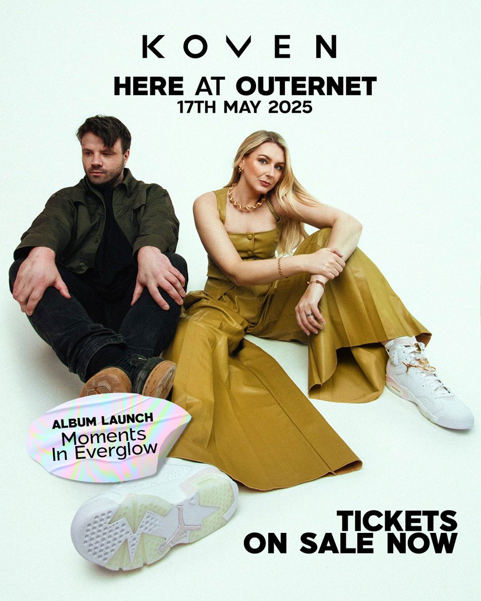 General sale is now LIVE for our biggest ever London headline at 𝗛𝗘𝗥𝗘 𝗮𝘁 𝗢𝗨𝗧𝗘𝗥𝗡𝗘𝗧 on 17th May 2025.
koven.london