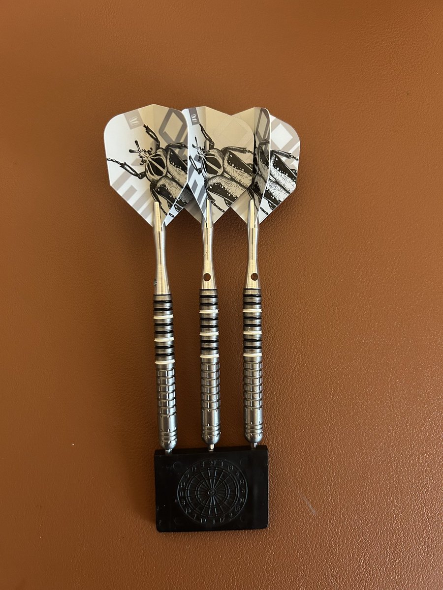What’s every bodies set up today ? Dobey G1 with extra short shaft and ten x flights. #darts #ukopen
