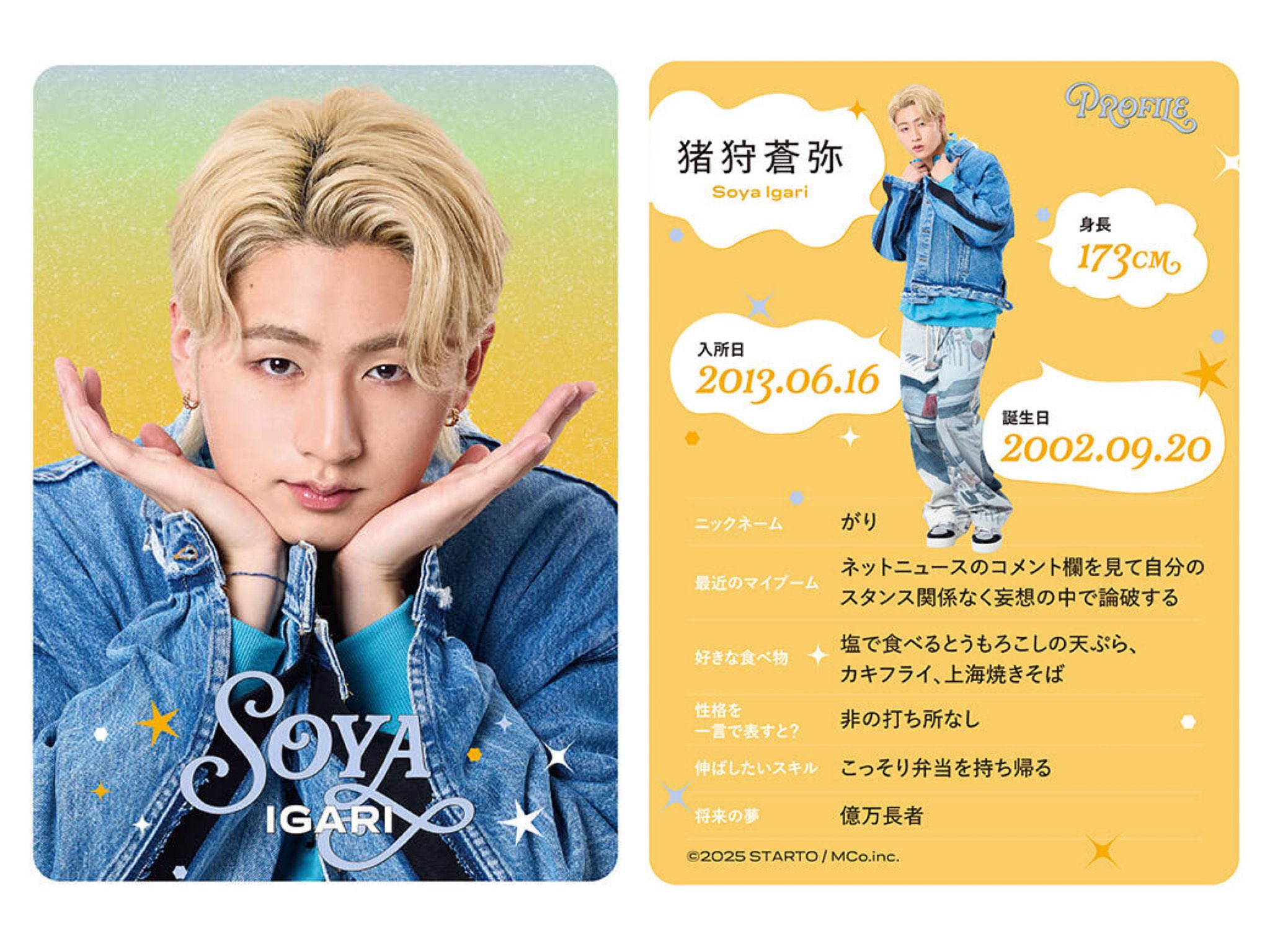 猪狩蒼弥 バラ売り⭕️ 今だけ24000→22000円 猪狩蒼弥 バラ売り⭕️ 今だけ24000→22000円 HiHi Jets 猪狩蒼