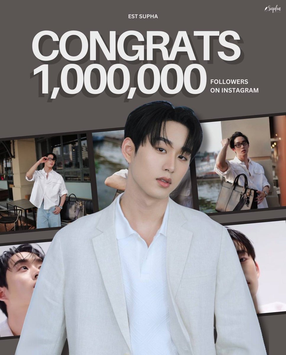 EstFanclubTH's tweet photo. 𝐂𝐨𝐧𝐠𝐫𝐚𝐭𝐮𝐥𝐚𝐭𝐢𝐨𝐧𝐬 𝟏𝐌 𝐅𝐨𝐥𝐥𝐨𝐰𝐞𝐫𝐬
- พี่เกียรตินิยมอันดับ 1 พี่นักกีฬา พี่ดารา พี่นักร้อง ยอดฟอล 1M แล้วค้าบ ภูมิใจในพี่เอสมาก ๆ ค้าบ บันไดความสำเร็จอีกขั้น ขอบคุณทุกการ Support เลยนะคะ อยู่ด้วยกันอีกนาน ๆ เลยน้า💙

FIRST MILLION IG EST
#IG_1MillionLoveOfEST https://t.co/ceZv5iqou3