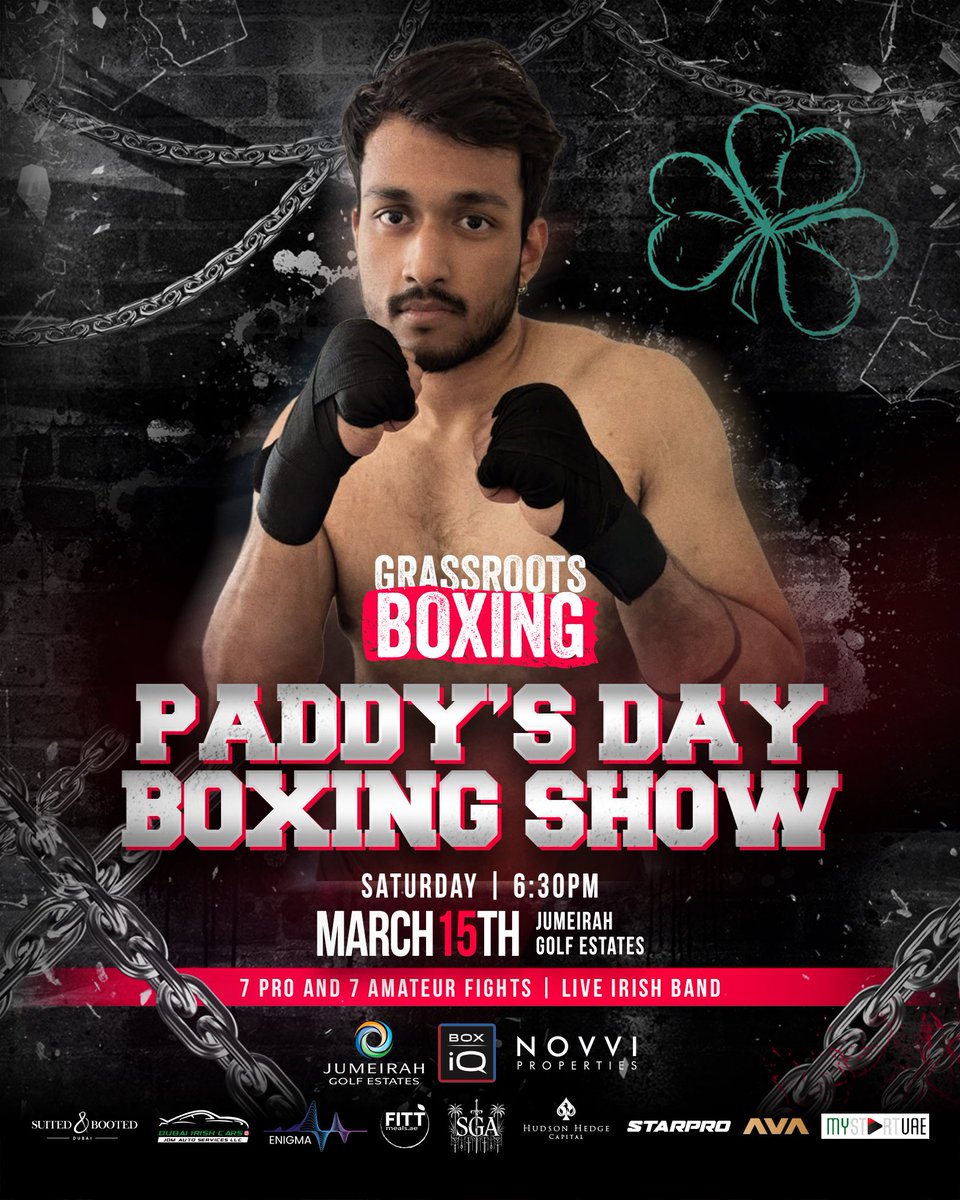 2 weeks out! 🔥🔥

If youre in Dubai and want to attend the event, DM me for tickets!