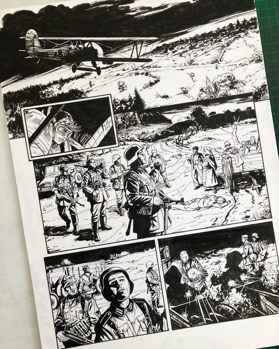 Patrick Goddard (@paddygod1) on Twitter photo Sneak (non spoiler) peek at my upcoming Battle Action Nina Petrova strip written by <a href="/gronbekk/">Torunn Grønbekk</a>
On real paper and everything!✍️😆 Sneak (non spoiler) peek at my upcoming Battle Action Nina Petrova strip written by <a href="/gronbekk/">Torunn Grønbekk</a>
On real paper and everything!✍️😆