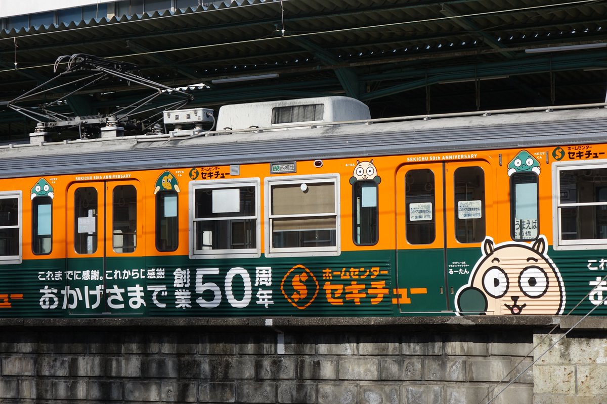 2025/3/1 上毛電鉄700形718編成 「上電✕セキチュー」ラッピング列車を