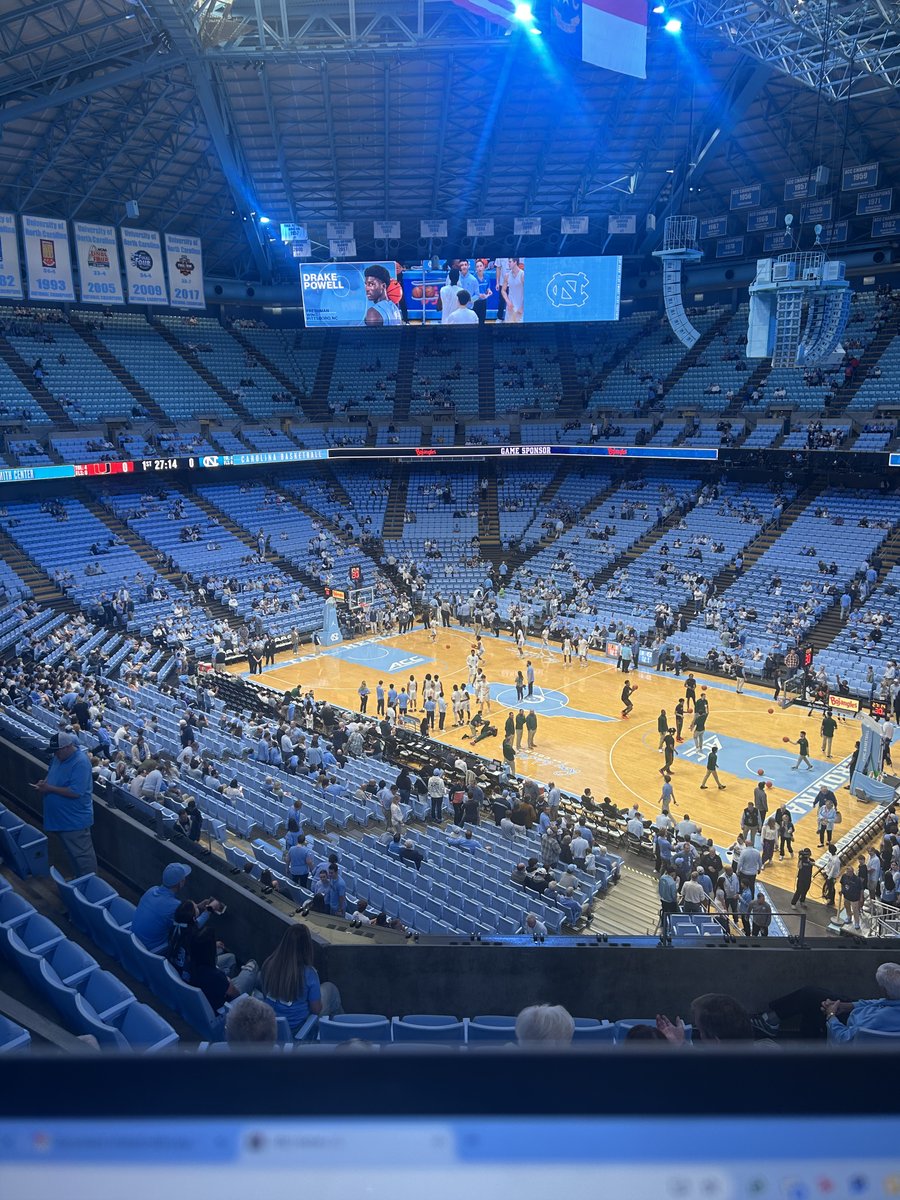 Good morning! This is <a href="/_emmahmoon/">Emma Moon</a> reporting alongside <a href="/carolinewills03/">Caroline Wills</a> for #UNC's game against Miami. The Tar Heels are looking to record their first five-game win streak of the season during today's matchup. Tipoff is set for noon. 

Following along for live updates!