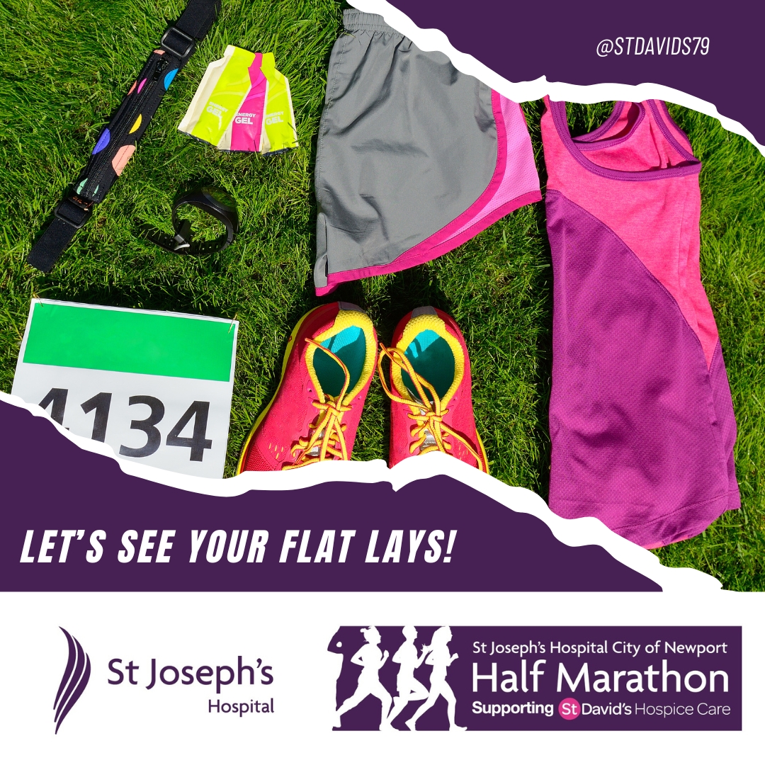 All ready for tomorrow? Don't forget to tag us in your St Joseph's Hospital City of Newport Half Marathon flat lays.

#CityOfNewport #HalfMarathon2025 #RacePrep #RunningCommunity #MarathonTraining #NewportEvents