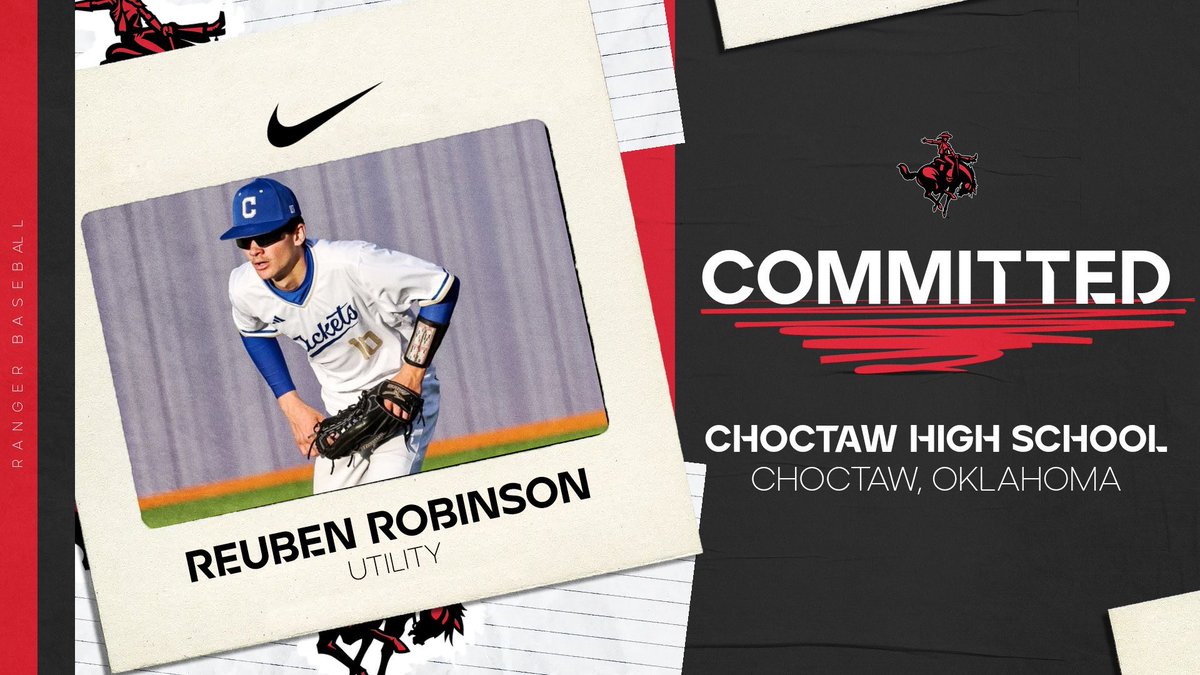Reuben Robinson (@rrobinson2410) on Twitter photo Iโm excited to say that I am committed to Northwestern Oklahoma State University! #RideRangersRide
<a href="/NWOSUBaseball/">Ranger Baseball</a> <a href="/Jacketsball/">Choctaw Yellowjackets Baseball</a> Iโm excited to say that I am committed to Northwestern Oklahoma State University! #RideRangersRide
<a href="/NWOSUBaseball/">Ranger Baseball</a> <a href="/Jacketsball/">Choctaw Yellowjackets Baseball</a>