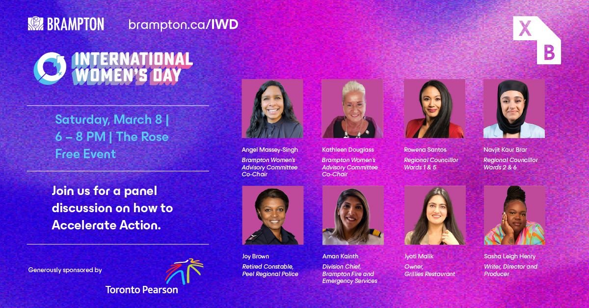 INTERNATIONAL WOMEN'S DAY - SATURDAY, MARCH 8 from 6 - 8 PM.