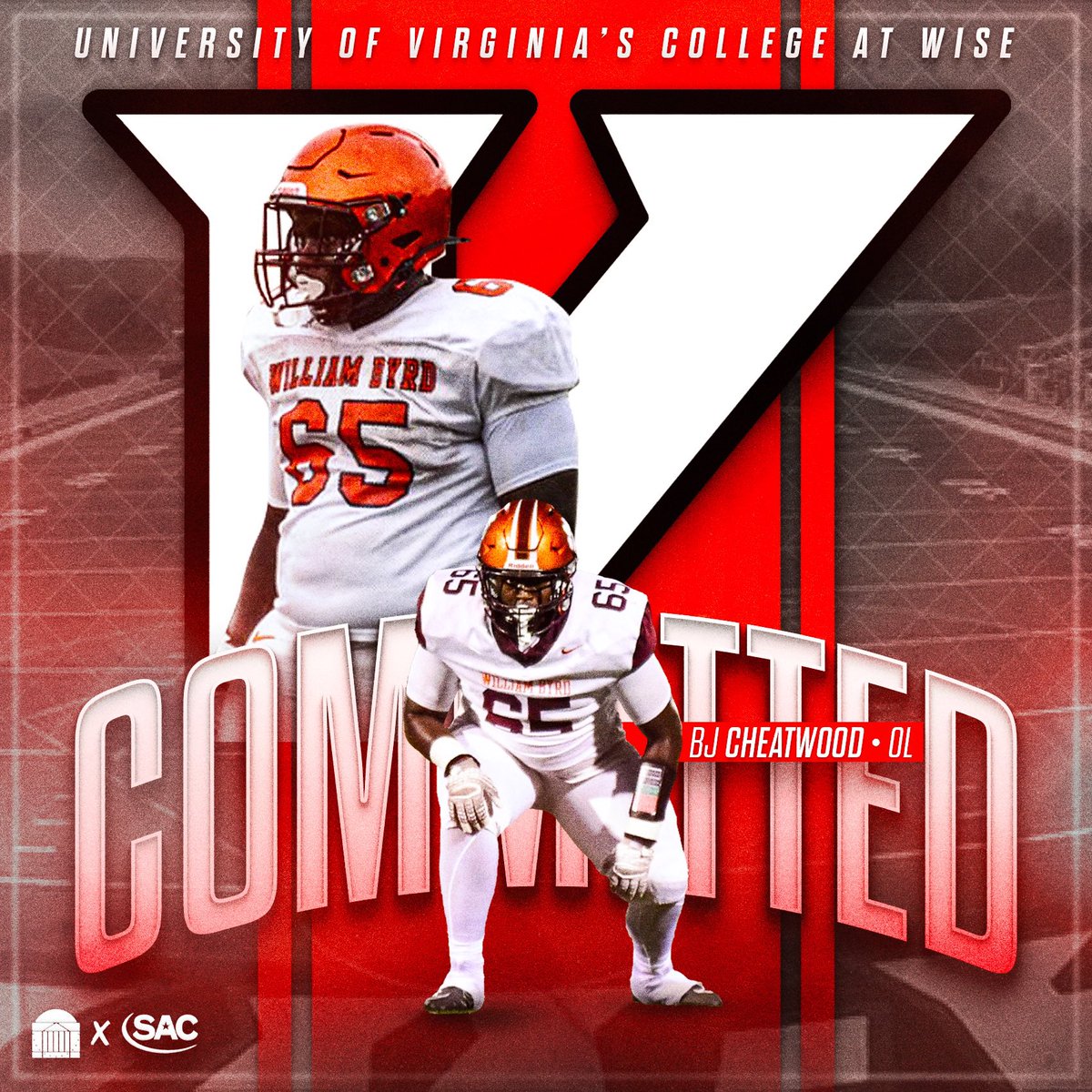 I’m extremely excited to announce my commitment to the University of Virginia’s College at Wise‼️
<a href="/CoachGaryBass/">Gary Bass</a> <a href="/Coach_Ladd/">Tim Ladd</a> 
<a href="/CoachBradLutz/">Coach Brad Lutz</a>