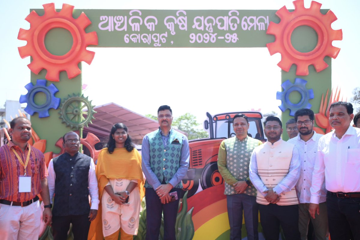 arvindpadhee's tweet photo. Happy to be part of the Regional Farm Mechanization Fair in Jeypore, Koraput today! The adoption of farm equipment and machinery is enhancing the efficiency of farm operations and boosting farmers' income, across the State. https://t.co/jmbngp8Ta2