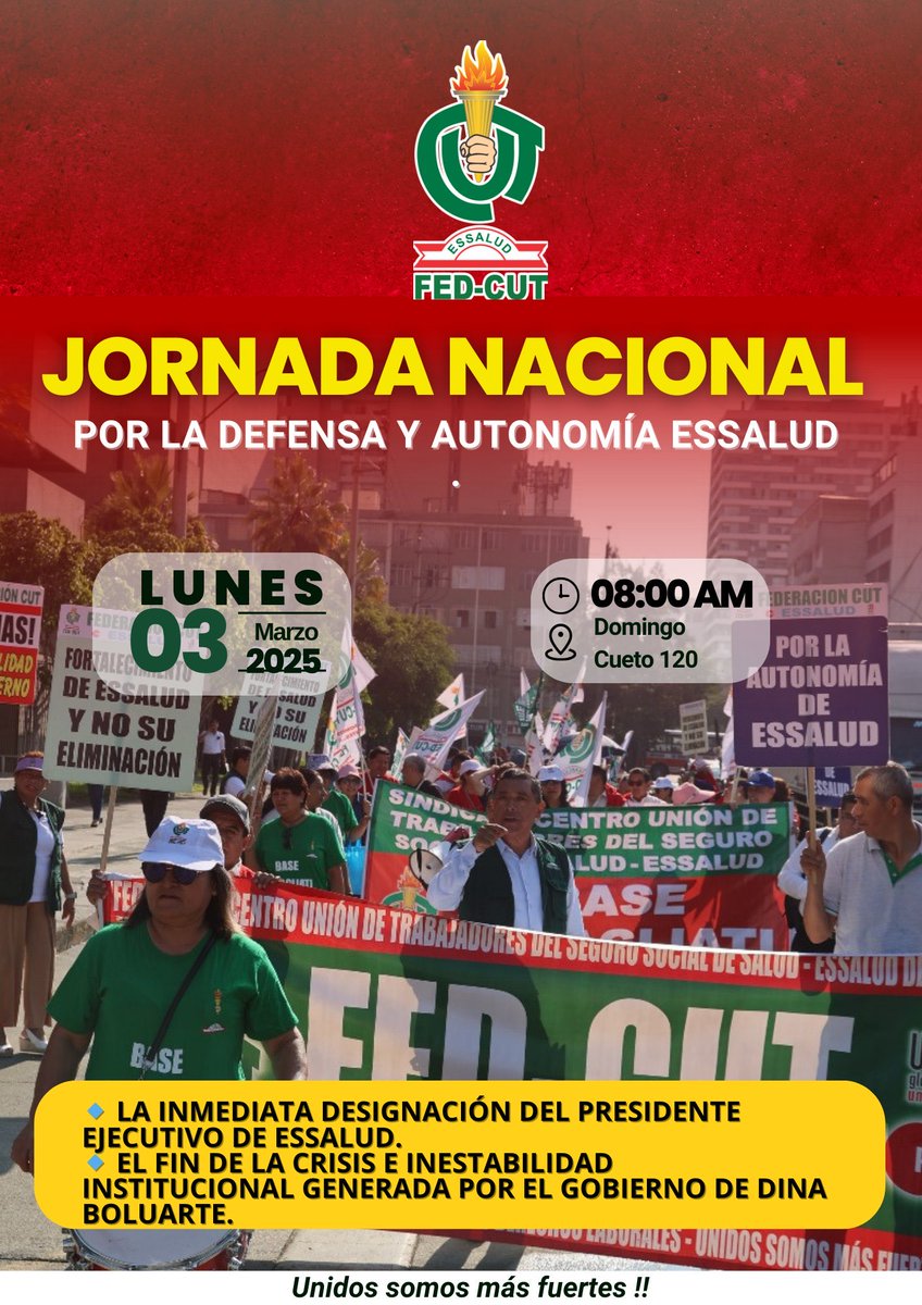 Wilfredo Ponce (@willy_poncec) on Twitter photo #Crisis en <a href="/EsSaludPeru/">EsSalud Perú</a>, responsable <a href="/presidenciaperu/">Presidencia del Perú 🇵🇪</a> <a href="/DinaBoluarte_/">Dina Boluarte</a> <a href="/MTPE_Peru/">Ministerio de Trabajo y Promoción del Empleo</a> anuncia reforma con repartija de poder, exigimos designación Presidente Ejecutivo profesional con expertis <a href="/salhuanacavides/">Eduardo Salhuana Cavides</a> súmate a la lucha del pueblo #Crisis en <a href="/EsSaludPeru/">EsSalud Perú</a>, responsable <a href="/presidenciaperu/">Presidencia del Perú 🇵🇪</a> <a href="/DinaBoluarte_/">Dina Boluarte</a> <a href="/MTPE_Peru/">Ministerio de Trabajo y Promoción del Empleo</a> anuncia reforma con repartija de poder, exigimos designación Presidente Ejecutivo profesional con expertis <a href="/salhuanacavides/">Eduardo Salhuana Cavides</a> súmate a la lucha del pueblo