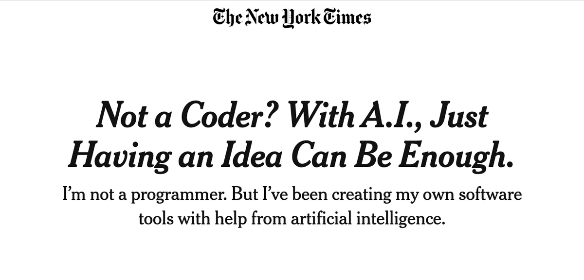 antonosika's tweet photo. @lovable is in the @nytimes https://t.co/eR9qLnFkvk