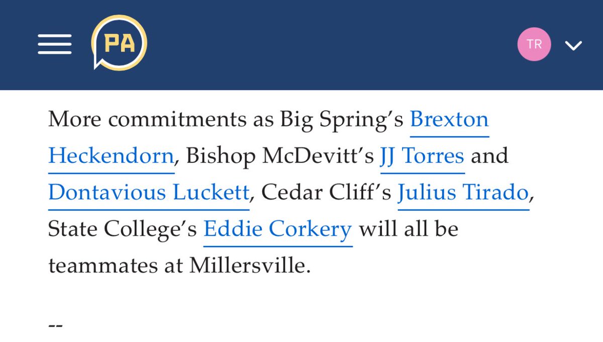 <a href="/RymirVaughn/">Rymir Vaughn</a> <a href="/PennStateFball/">Penn State Football</a> @Messiah_1M <a href="/PeytonFalzone/">Peyton Falzone</a> <a href="/td15evans/">Torin "TD" Evans QB 2026</a> <a href="/nolan_buzalka/">Nolan Buzalka</a> <a href="/bheckendorn07/">Brexton Heckendorn</a> <a href="/jj_torres77/">JJ Torres 🇲🇽</a> <a href="/TiradoJulius/">Julius Tirado</a> <a href="/Eddie_Corkery2/">EDDIE CORKERY</a> <a href="/dontaluckett/">Dontavious Luckett</a>