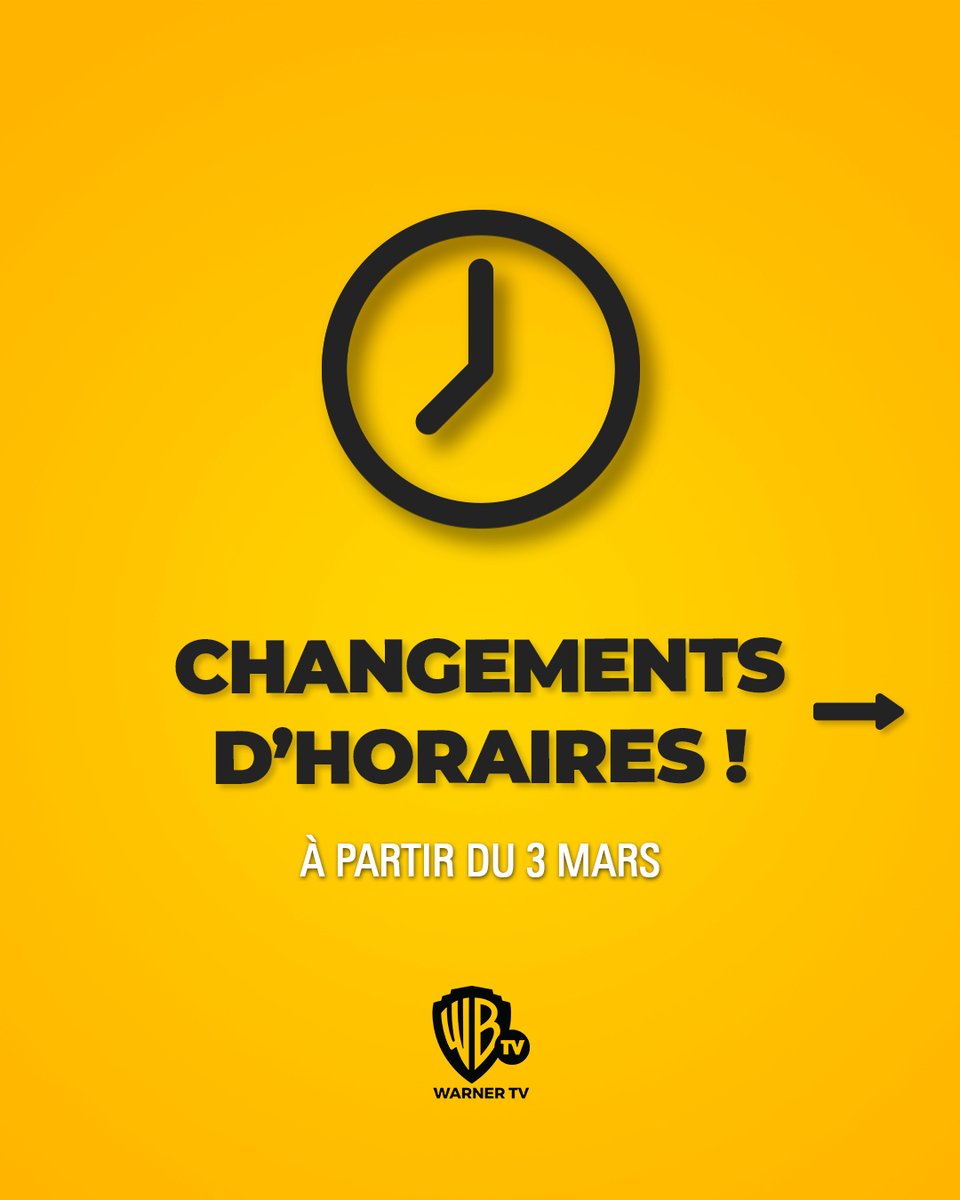WarnerTVFR's tweet photo. Consultez les nouveaux horaires de vos programmes favoris sur #WarnerTV !

#Programme #Série #GuideTV #TV #Horaire #TheBigBangTheory #RaisedByWolves #Following #FallingSkies #TheMiddle #Highlander https://t.co/qWqtPOLzI6