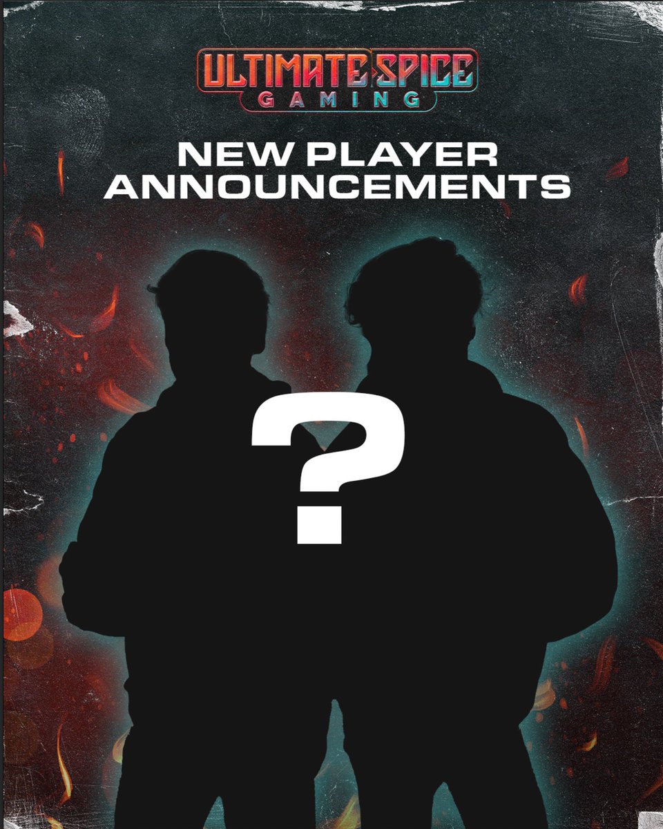UltimateSpiceGaming has recruited two amazing players from Europe! 

Can you guess who these players are? 

We will be revealing these players in the next coming weeks as they debut in an upcoming European Regionals. 

#playpokemon #pokemon