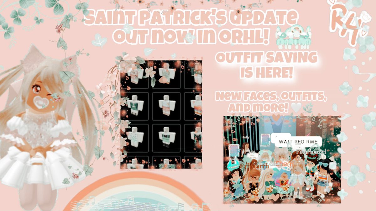 ailoxaii's tweet photo. SAINT PATRICKS UPDATE OUT NOW IN ORHL! + VIDEO OUT NOW! 🌿🤍🌟☔️🌈

https://t.co/GSMHDbaYhF https://t.co/i2BQrnmNn0