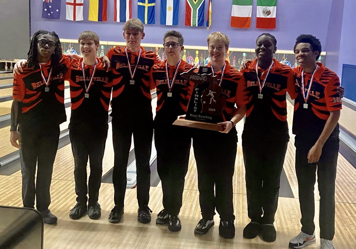 Congratulations to the Division 1 MHSAA Bowling State Runner-Ups....your Belleville Tigers!