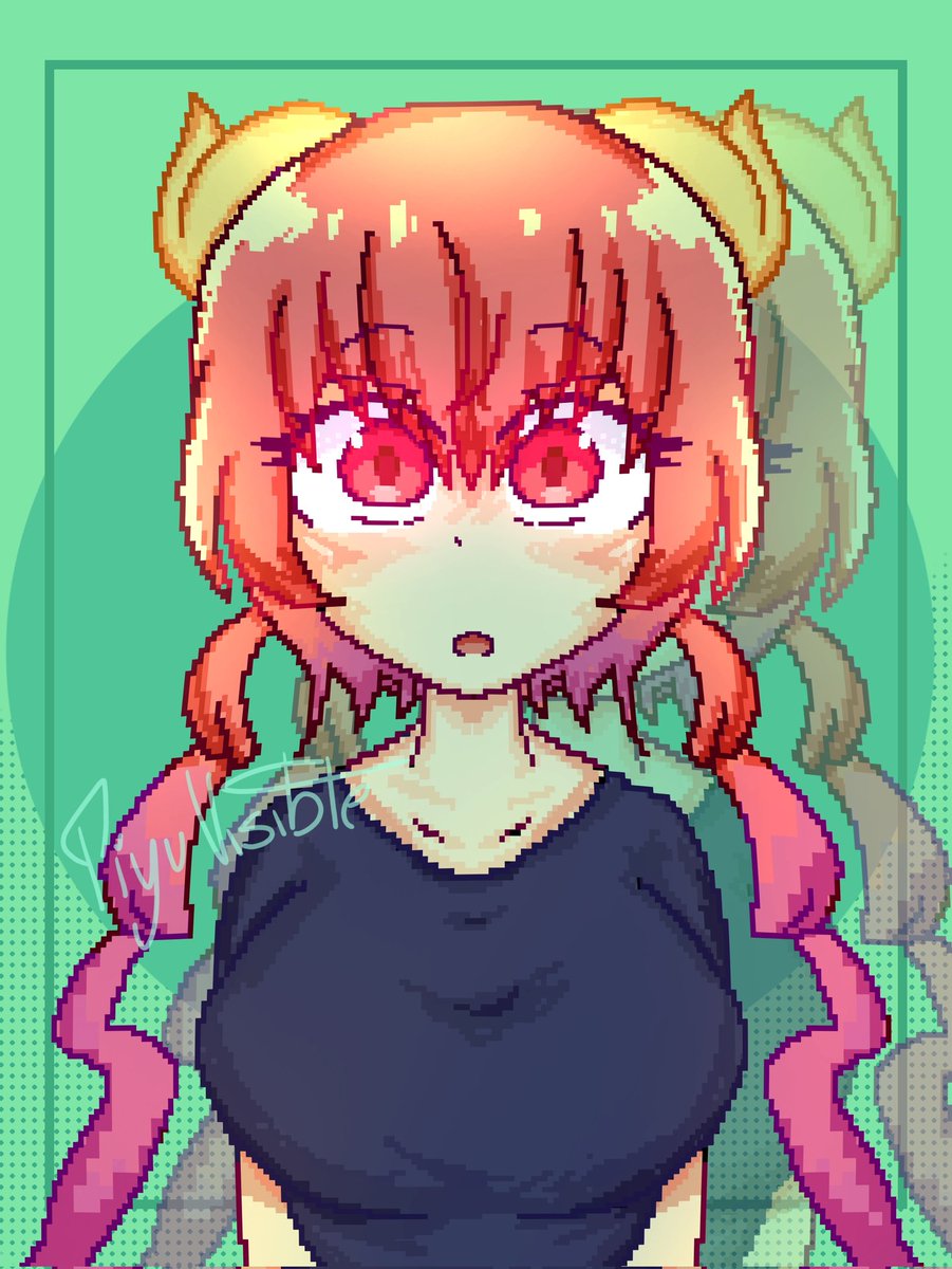 PiyuVisible's tweet photo. Ilulu 🐇💗 #draw #ilulu #Kobayashi #art #pixel https://t.co/lGoq9Xp3zB