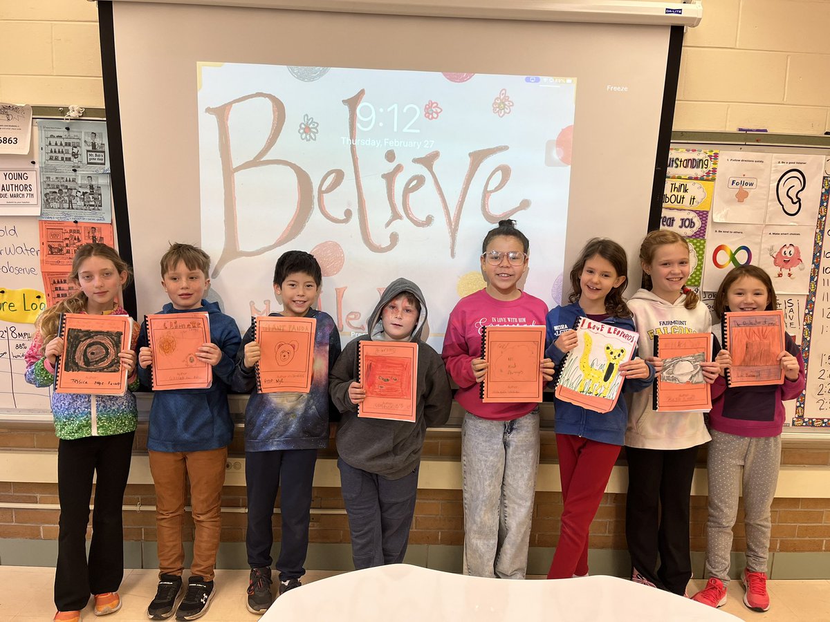 Such pride &amp; super smiles as we celebrate our published Non-Fiction writing! 📝
Sharing compliments, &amp; strengths of each other’s achievements makes me smile too! #dg58pride #fa58share