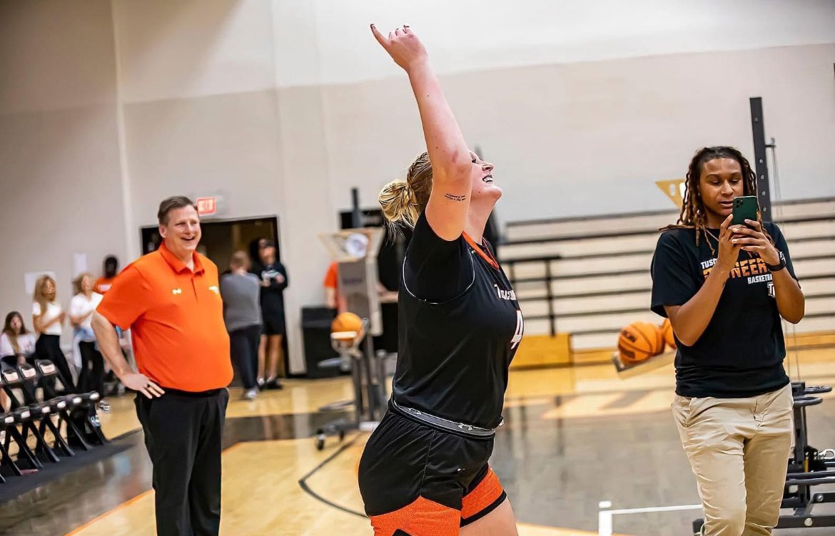 Senior day <a href="/TusculumWBB/">Tusculum Women's Basketball</a> for <a href="/jennakallenberg/">jenna k 🦋</a> . What a journey it’s been the past 14 yrs. Thank you God for the blessings. Thank you, Jenna for the privilege of the experience. Let’s do this one last time! Love you.