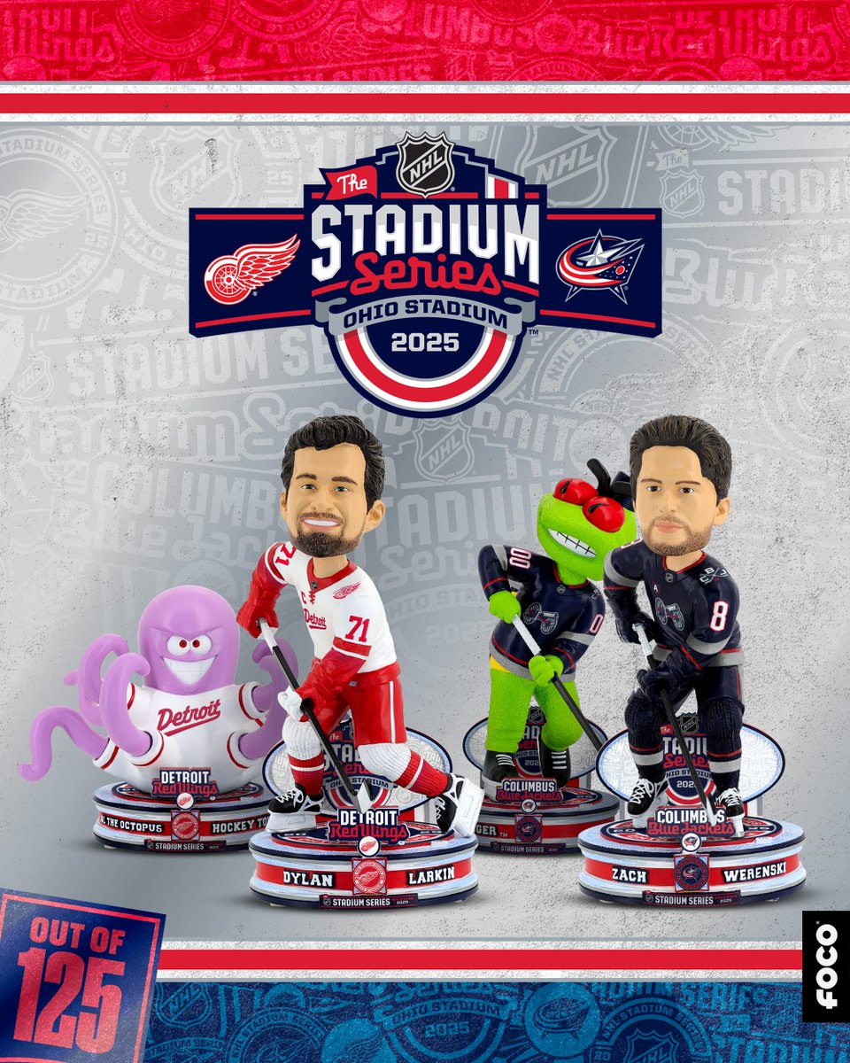 FOCO BOBBLES (@focobobbles) on Twitter photo #NHL 2025 Stadium Series Collection! 🏒🏟️ #NHL 2025 Stadium Series Collection! 🏒🏟️