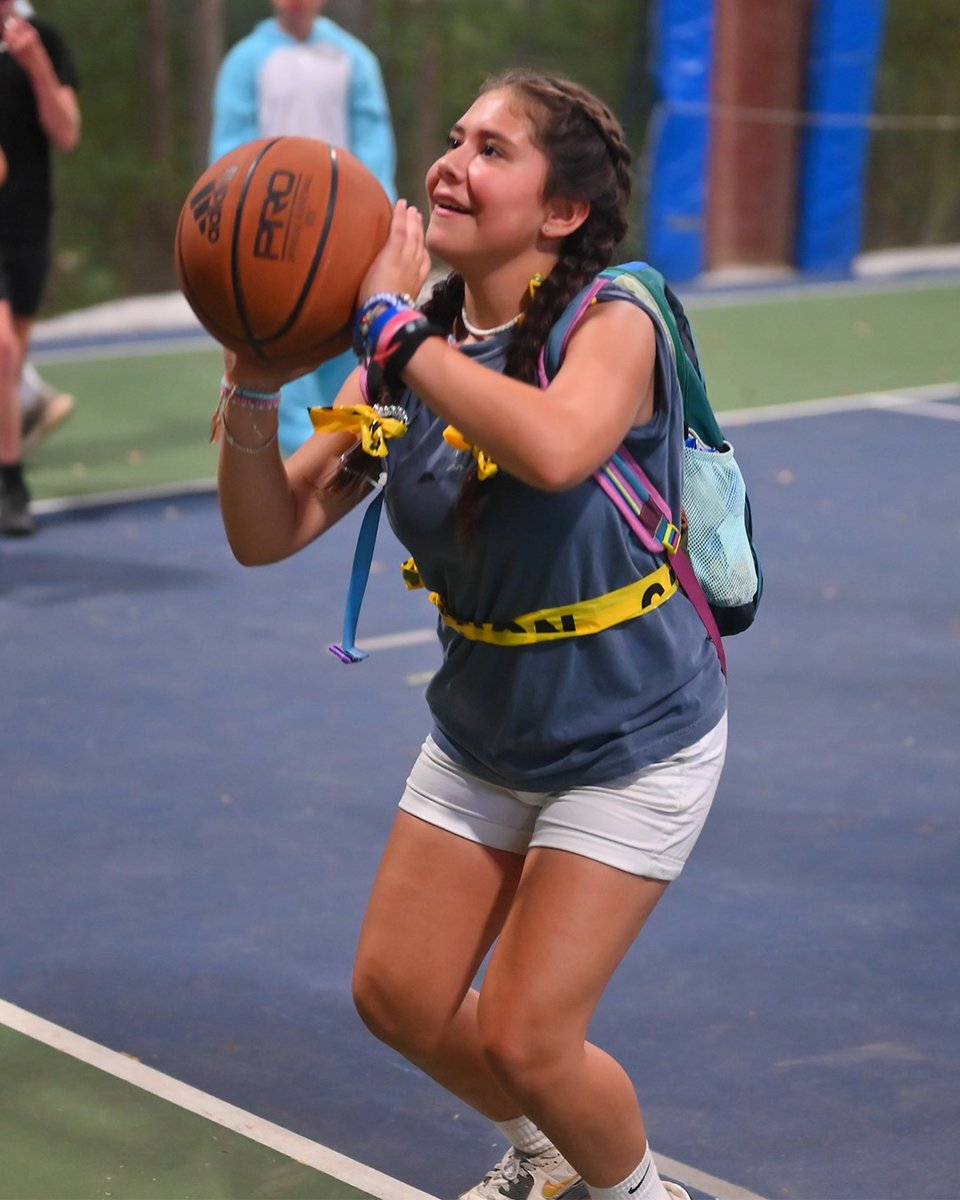 Kanakuk's tweet image. It's the month to celebrate all things BASKETBALL! 🏀 Who's ready to run it back this Summer?