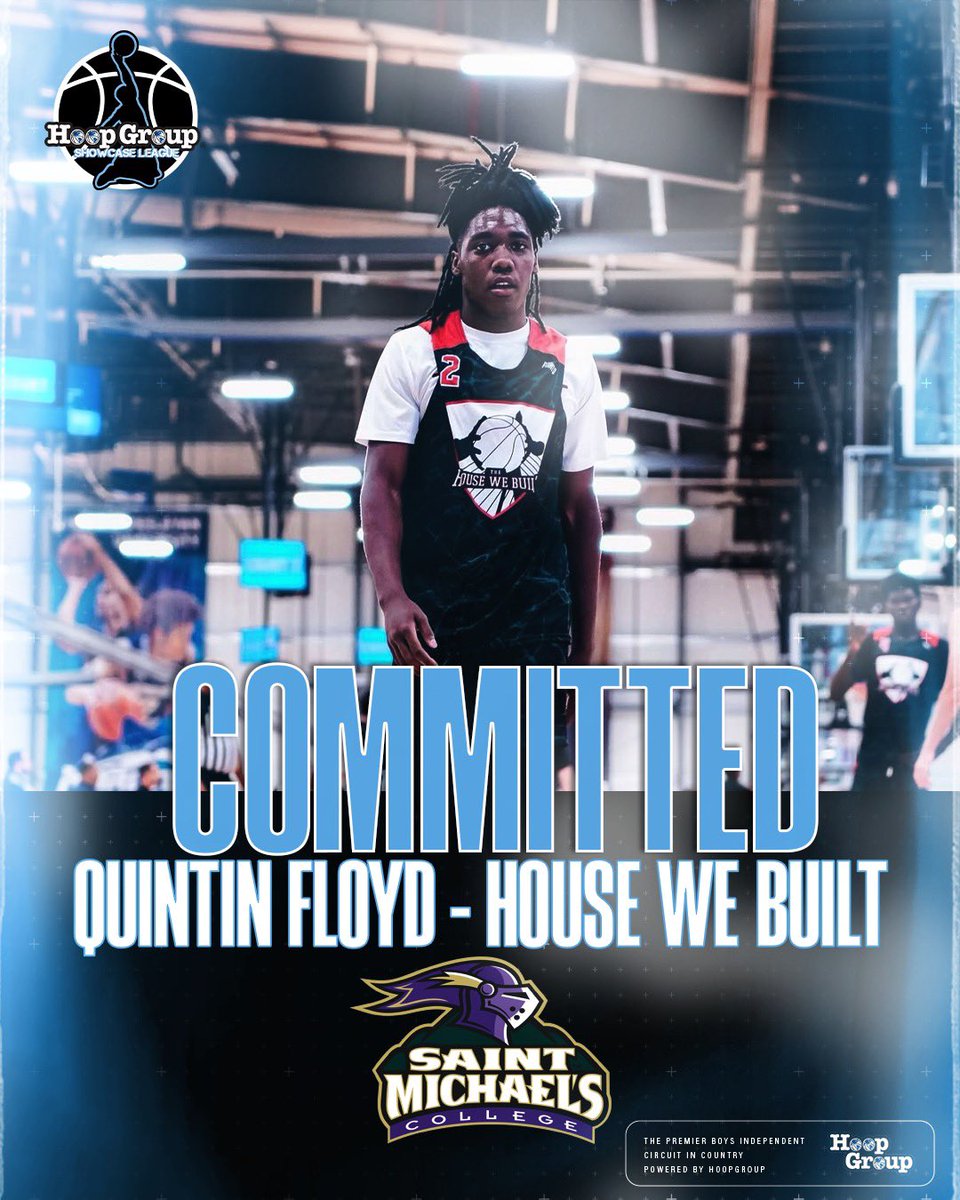 HGSL (@hgsl_hoopgroup) on Twitter photo 2025 Quintin Floyd just COMMITTED to <a href="/SMC_MBB/">Saint Michael's Basketball</a> ‼️ <a href="/QuintinFloyd6/">Q Floyd</a>
<a href="/HouseWeBuilt617/">The House We Built</a> | <a href="/TheHoopGroup/">Hoop Group</a> 2025 Quintin Floyd just COMMITTED to <a href="/SMC_MBB/">Saint Michael's Basketball</a> ‼️ <a href="/QuintinFloyd6/">Q Floyd</a>
<a href="/HouseWeBuilt617/">The House We Built</a> | <a href="/TheHoopGroup/">Hoop Group</a>