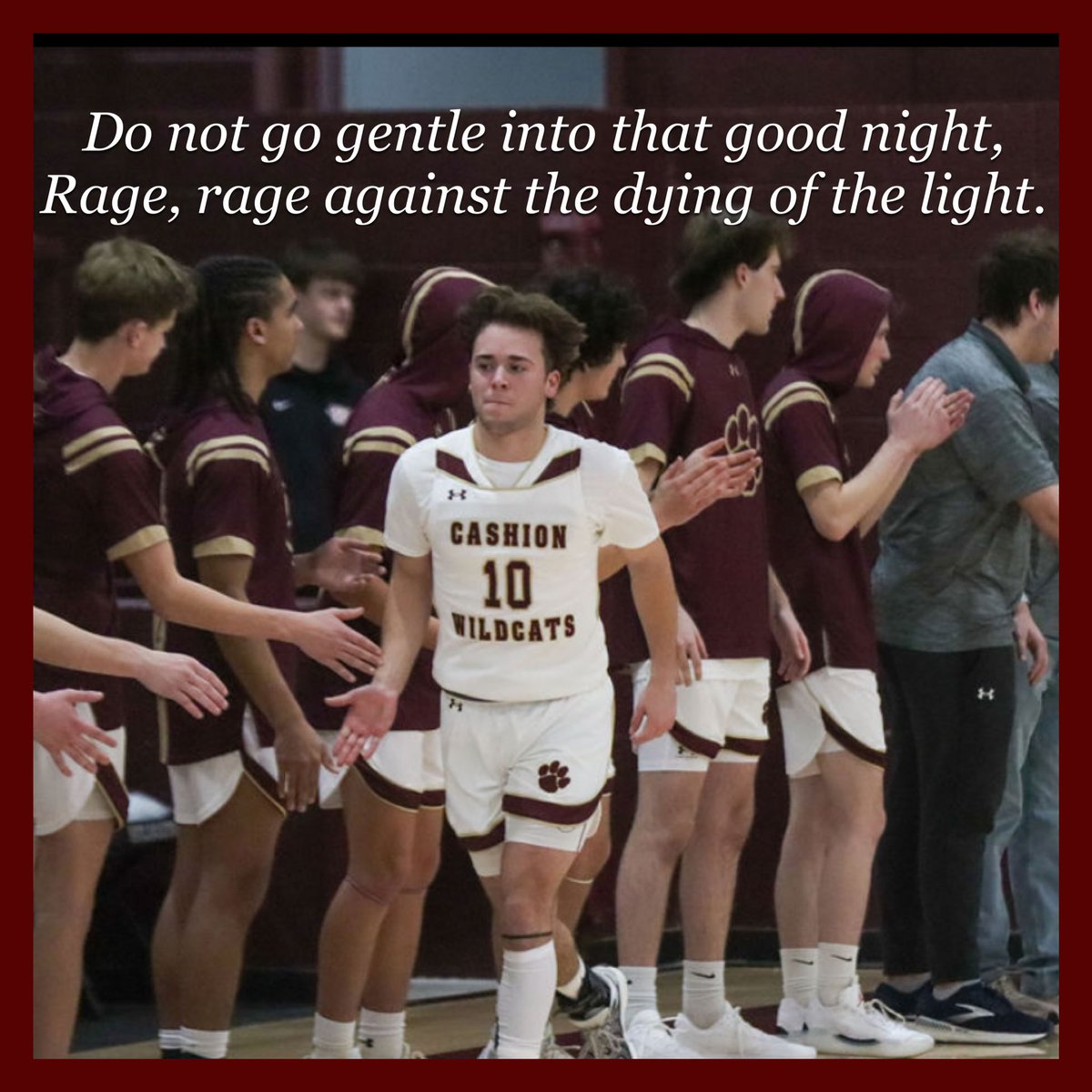 Do or Die tonight. So let’s just DO! Best of luck Wildcats. Punch your ticket. Go Cats! #brickbybrick #thelastdance #letsroll #10  
🕰️ 7:30 📺 Cashionwildcats.tv 
<a href="/TvCashion/">Cashion Wildcats TV</a>