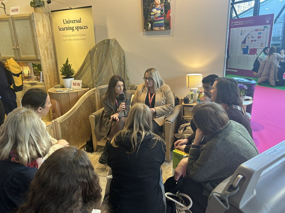Kerry and Amy are in London today at the <a href="/childcareedexpo/">Childcare & Education Expo</a> We have been working with Community Playthings in the research, design &amp; testing of new equipment to offer places of retreat for regulation. Great to be there for the launch and see this amazing equipment come to life!