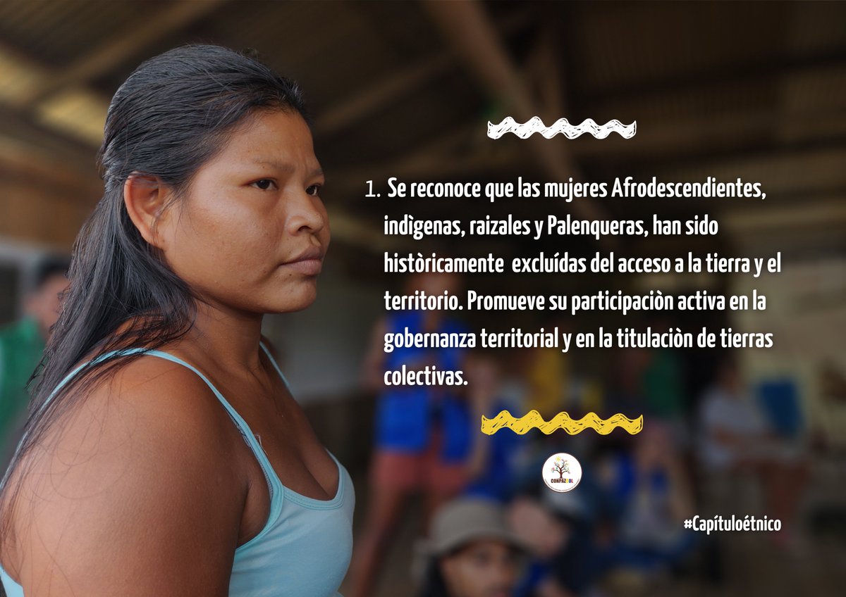 ConpazCol_'s tweet photo. #Paz 🕊 | #CapítuloÉtnico | Compartimos algunos elementos clave sobre la inclusión de la Salvaguarda de Género, Mujer, Familia y Generación en el #AcuerdoFinalDePaz (2016).

📢 Su implementación sigue siendo determinante para los territorios.

#DesdeLosTerritorios #PueblosÉtnicos #AcuerdoDePaz #DerechosHumanos

@petrogustavo @FranciaMarquezM @MinInterior @UAcuerdoPaz @GloriaCuartas @ComisionadoPaz @UnidadVictimas @DefensoriaCol 

@UEenColombia @UKinColombia @SwedeninCOL @SuizaColombia @ONUHumanRights @Peace_Presence