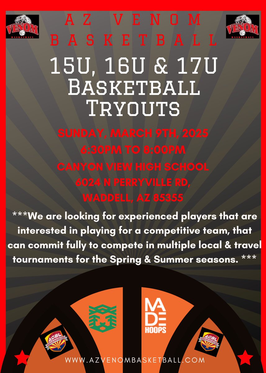 Demo McNeal AZ Venom (@demomcneal) on Twitter photo <a href="/VenomBasketball/">AZV Basketball</a> tryouts Sunday March 9th !!! <a href="/McnealDenali/">Denali McNeal</a> <a href="/Molina10Isaac/">Isaac Molina Jr</a> <a href="/testimony2025/">Testimony Ayemoba</a> <a href="/hype_zay/">Zayden Canchano</a> @johnhemsley13 <a href="/ajay_blakes/">Ajay Blakes</a> <a href="/SandersDevin24/">Devin Sanders</a> <a href="/DesmynnB/">Desmynn Beavers-smith</a> <a href="/mikahalfonso8/">Mikah alfonso</a> <a href="/azkeagan/">Keagan</a> <a href="/HeathEngelsJr/">Heath Engels Jr</a> <a href="/VenomBasketball/">AZV Basketball</a> tryouts Sunday March 9th !!! <a href="/McnealDenali/">Denali McNeal</a> <a href="/Molina10Isaac/">Isaac Molina Jr</a> <a href="/testimony2025/">Testimony Ayemoba</a> <a href="/hype_zay/">Zayden Canchano</a> @johnhemsley13 <a href="/ajay_blakes/">Ajay Blakes</a> <a href="/SandersDevin24/">Devin Sanders</a> <a href="/DesmynnB/">Desmynn Beavers-smith</a> <a href="/mikahalfonso8/">Mikah alfonso</a> <a href="/azkeagan/">Keagan</a> <a href="/HeathEngelsJr/">Heath Engels Jr</a>