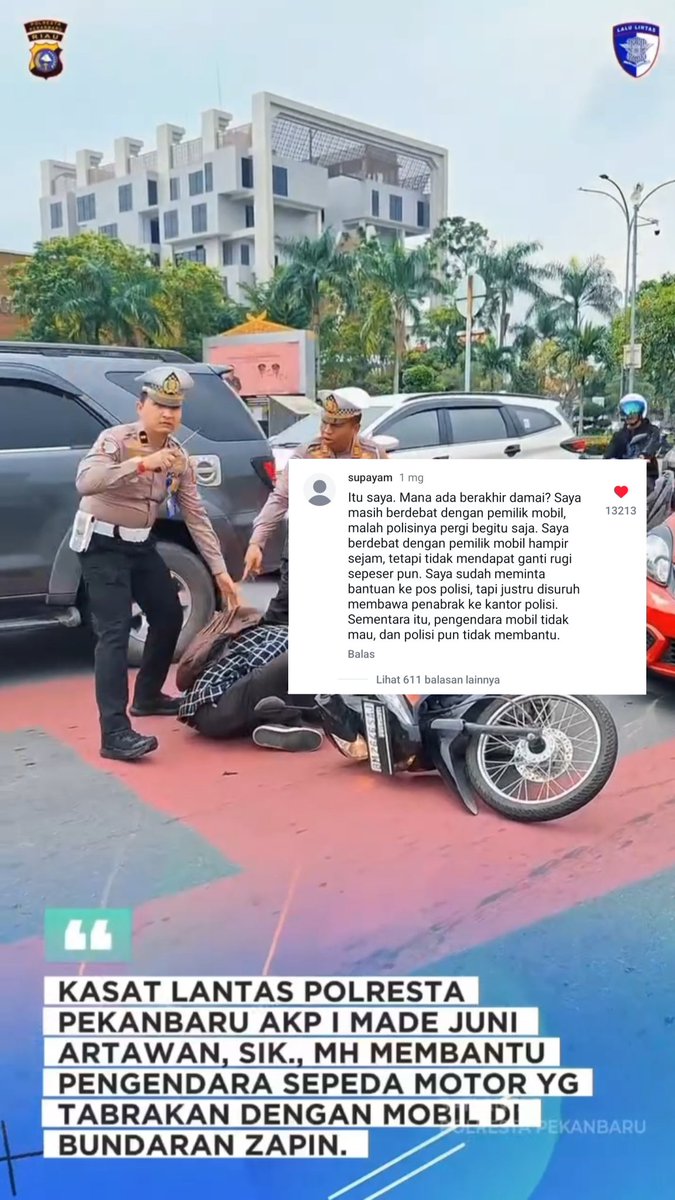 KACAU!! KIRAIN BENERAN BANTUIN TERNYATA PENCITRAAN? ORANGNYA KOMEN LANGSUNG!!😱

korban : "mana ada berakhir damai?"