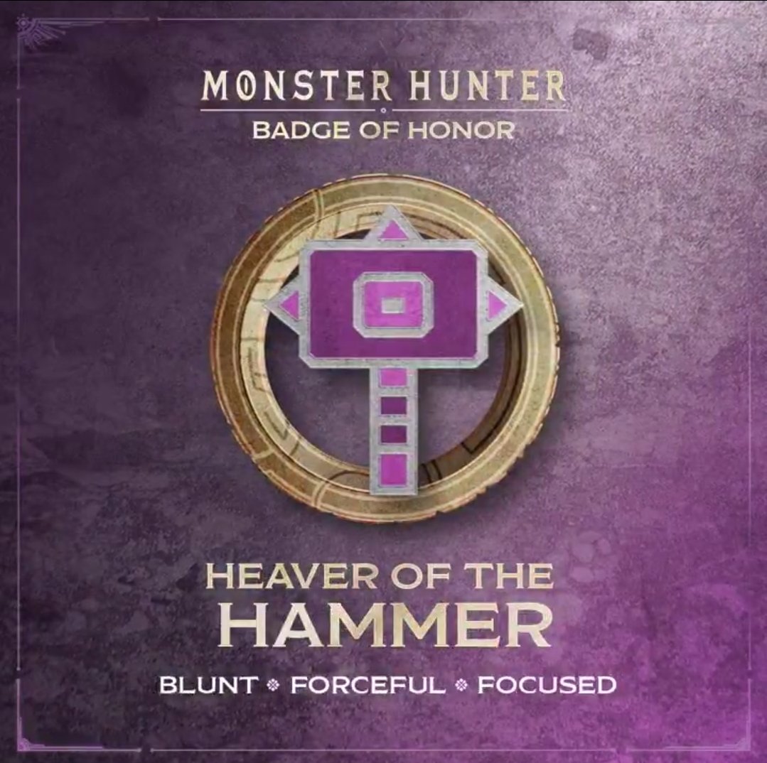 It's hammer time! 🔨
#TeamHammer #MHWilds