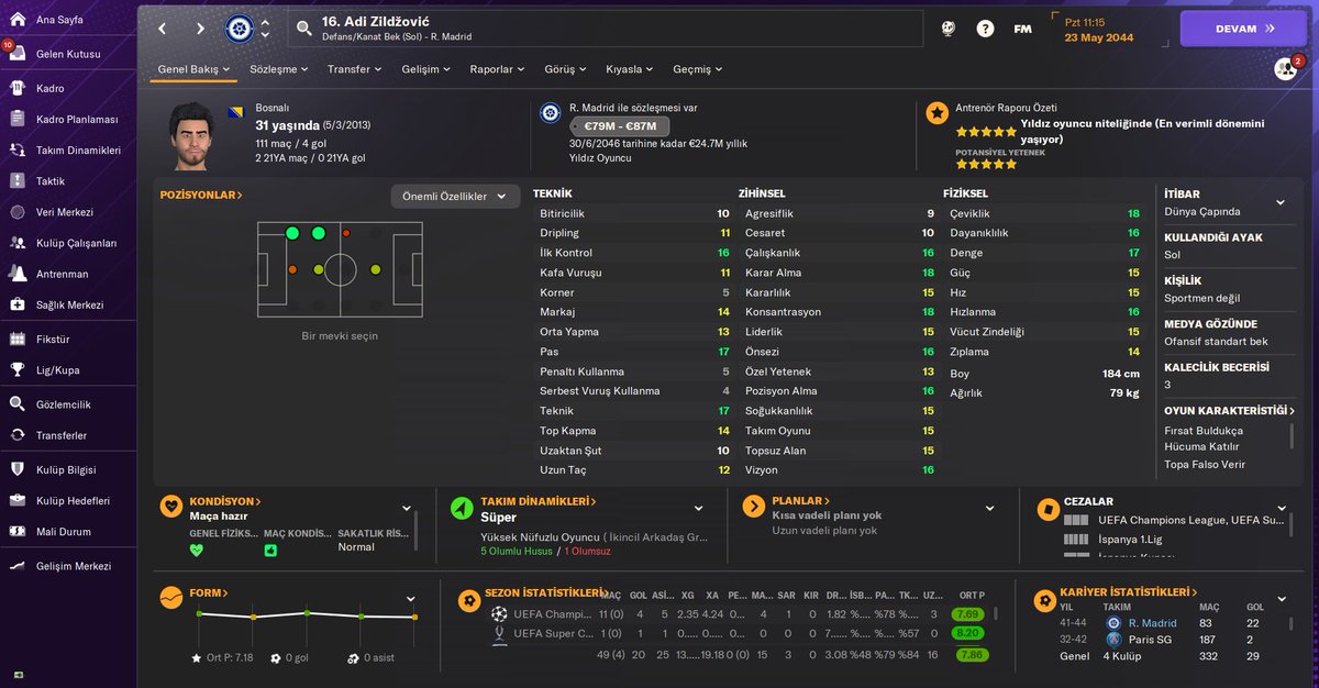 45 gol katkisi yapan sol bek mi olur lan
bu adami alirken ben bile bu kadarini beklemiyordum <a href="/fmdestekcom/">Football Manager Destek</a> #fm24 #fm25 <a href="/fmdozu/">günlük fm dozu</a>