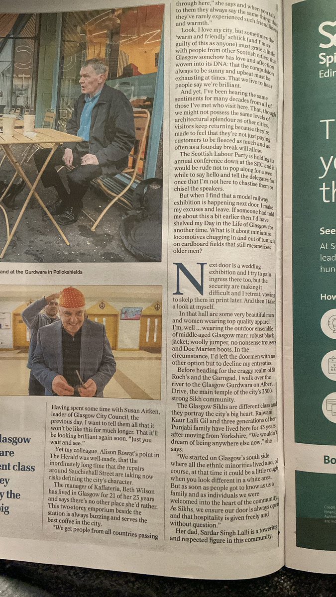 Massive thanks <a href="/kmckenna63/">Kevin McKenna</a> &amp; <a href="/heraldscotland/">The Herald</a> 😍🙏