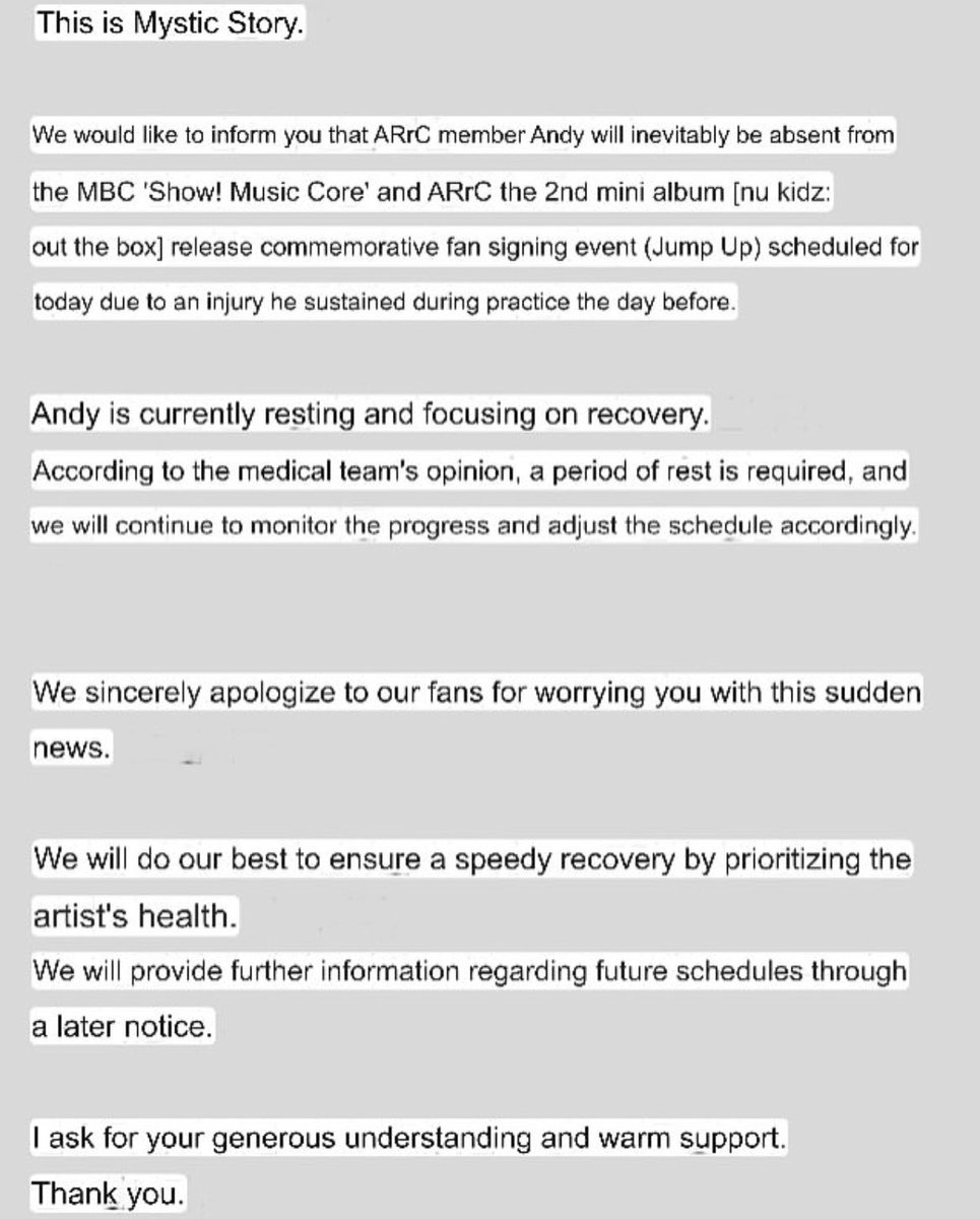 4okudandy's tweet photo. wishing Andy a speedy recovery 😭💙 send him some love on Weverse and keep him in your thoughts https://t.co/WopIeQjIJ1