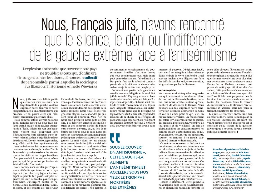 Nous sommes affolés. Nous sommes abasourdis. Nous sommes sidérés.