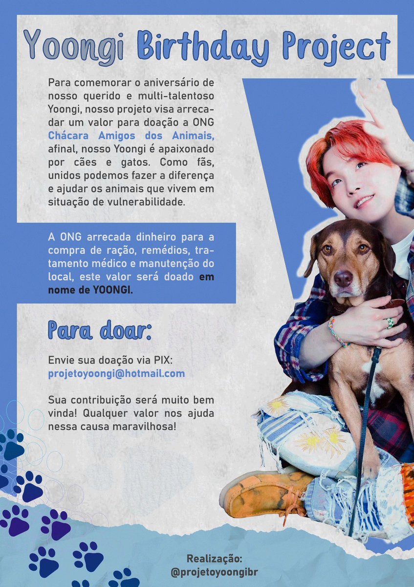 myginfos's tweet image. Está chegando o dia, pessoal! 🐾 
Estamos na semana final do nosso projeto mas você ainda pode fazer a diferença na vida de um animalzinho em 2025 ❤️
Estaremos aceitando doações até o dia 8, ainda dá tempo de contribuir pra essa causa linda :)