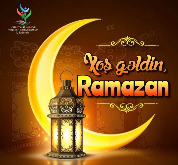 GANqht's tweet photo. Bu gün 11 ayın sultanı, müqəddəs Ramazan ayı başlayır. Ramazan ayının başlanması münasibətilə bütün dünya müsəlmanlarını təbrik edir, Allahdan tutulan orucları, qılınan namazları və edilən duaların qəbul olunmasını arzu edirik! 

#GAN #GAN25 #GənclərinAntiNarkomaniyaİB #RAMAZAN https://t.co/I9fr8RWR2i