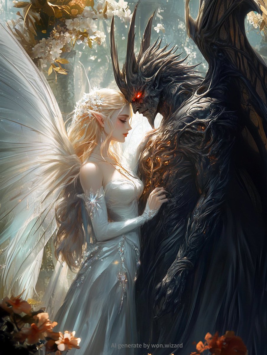 won_wizard's tweet image. White Wing and Black Wing
-Midjourney v6.1
#aiimage #wonwizard