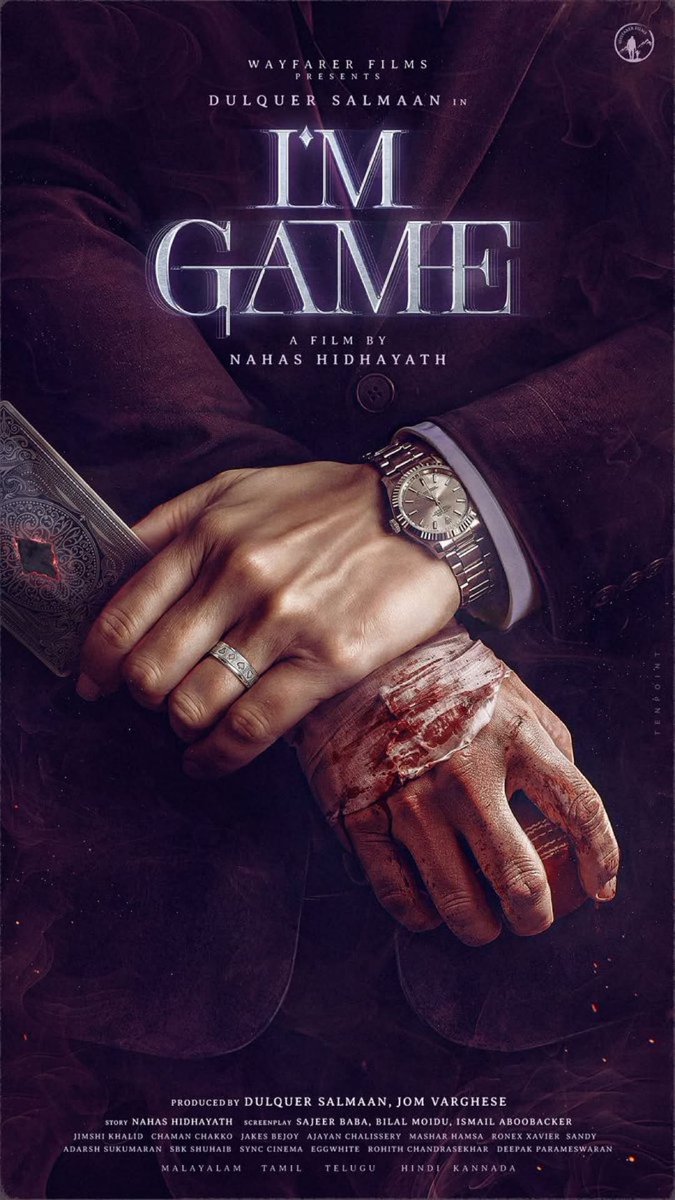 DulquerClues's tweet photo. I'M GAME" 🔥

#DQ40 is titled as #ImGame 🔥
@dulQuer https://t.co/78N29E6tq7