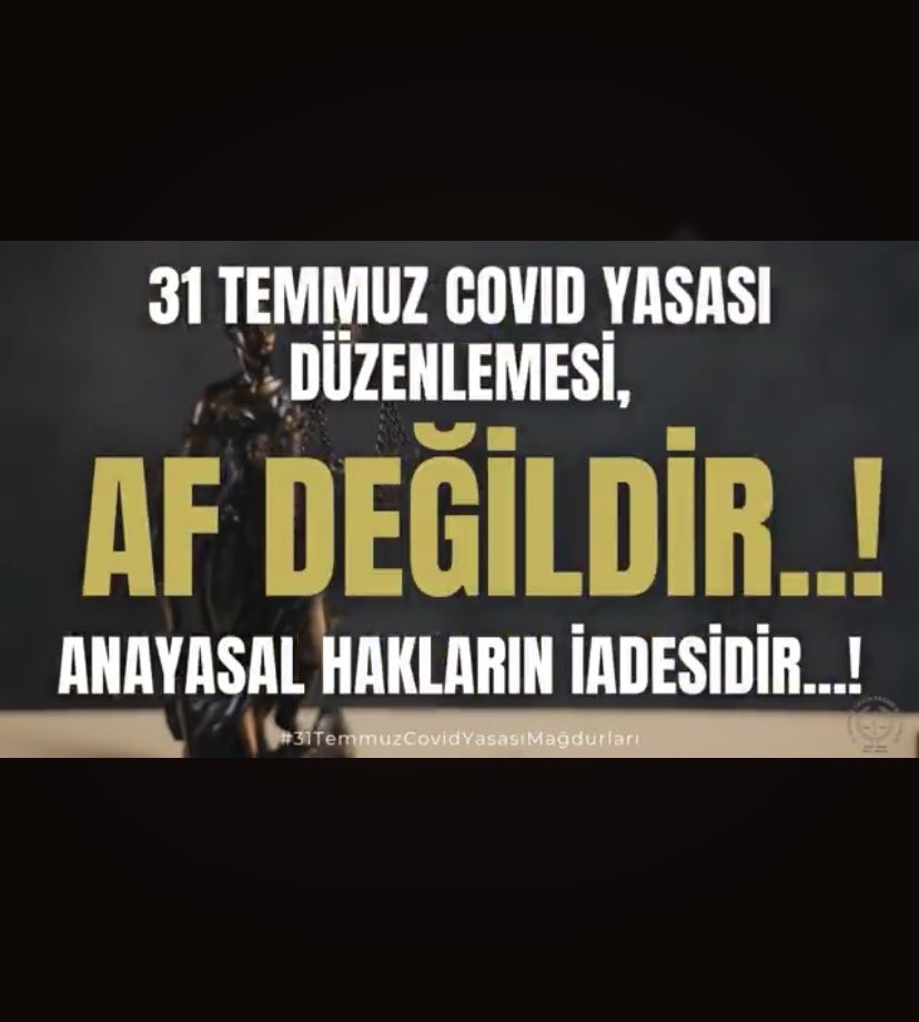 <a href="/br340054/">𝐁𝐮𝐫𝐜𝐮</a> <a href="/mynet/">Mynet</a> <a href="/Haber7/">Haber 7</a> <a href="/Haberler/">Haberler.com</a> <a href="/ensonhaber/">ENSONHABER</a> <a href="/onedioco/">Onedioco</a> <a href="/KararHaber/">Karar Haber</a> <a href="/gazeteduvar/">duvaR</a> <a href="/internethaber/">internethaber.com</a> <a href="/t24comtr/">T24</a> <a href="/BloombergHT/">Bloomberg HT</a> <a href="/HaberGlobal/">Haber Global</a> <a href="/DikenComTr/">Diken</a> <a href="/f5haber/">F5Haber 🇹🇷</a> <a href="/GazeteOksijen/">Oksijen</a> <a href="/AydinlikGazete/">Aydınlık</a> <a href="/etkilihaber/">Etkili Haber</a> <a href="/solcugazeteY/">Solcu Gazete</a> <a href="/Darkwebhaber/">DarkWeb Haber</a> <a href="/HaberReport/">Haber Report</a> <a href="/ajans_muhbir/">🎙 Muhbir</a> <a href="/aykiricomtr/">Aykırı</a> #CovidYasasıEşitlensin 
31Temmuz Covid İnfaz Yasası Adil Değildir
Çünkü;

Aynı tarihte 
aynı suça sürüklenmiş 
aynı cezayı almış 
aynı infaz rejimine tabi 
iki ayrı kişi arasında açıkça ayrı infaz  uygulamaktadır
#31TemmuzCovidYasasıMağdurları

<a href="/yilmaztunc/">Yılmaz TUNÇ</a>
<a href="/avabdullahguler/">Abdullah Güler</a> 
<a href="/BY/">Binali Yıldırım</a>