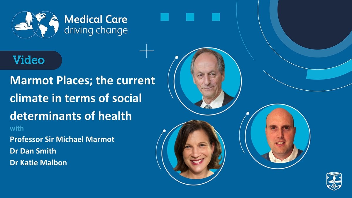 Royal College of Physicians (@rcphysicians) on Twitter photo Medical Care welcomes Professor Sir <a href="/MichaelMarmot/">Sir Michael Marmot</a> to address the impact of the current climate on social determinants of health.
Join <a href="/DoctorDanSmith/">Daniel Smith</a> and Dr <a href="/katiemalbon/">katiemalbon</a> as they discuss key goals for health equity: ow.ly/yESU50V88ZN Medical Care welcomes Professor Sir <a href="/MichaelMarmot/">Sir Michael Marmot</a> to address the impact of the current climate on social determinants of health.
Join <a href="/DoctorDanSmith/">Daniel Smith</a> and Dr <a href="/katiemalbon/">katiemalbon</a> as they discuss key goals for health equity: ow.ly/yESU50V88ZN