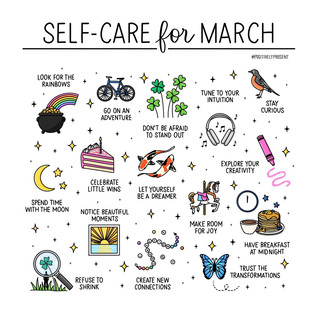 March self-care ideas! 🍀