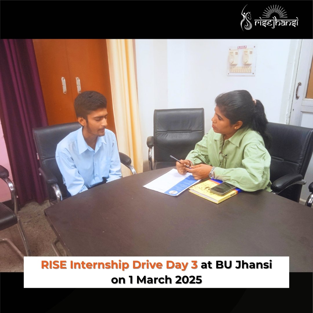 RiseJhansi's tweet photo. 🎯 RISE Internship Drive – Grand Finale! 🚀 The 3-day drive at BU Jhansi connected students with 60+ roles at startups. Huge thanks to all! 🌟 🔗 https://t.co/WLZeUhdD5X #RISEJhansi #StartupInternship https://t.co/VzwZ1qmISS