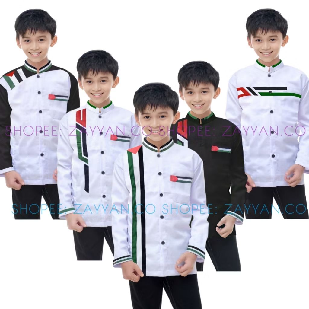 Cek Baju Koko Palestina Anak Motif Model Terbaru 2023 Baju Muslim Taqwa Anak Cowok El-Rumi Alisan Premium dengan harga Rp52.440. Dapatkan di Shopee sekarang!
s.shopee.co.id/7AP5hJfwzD