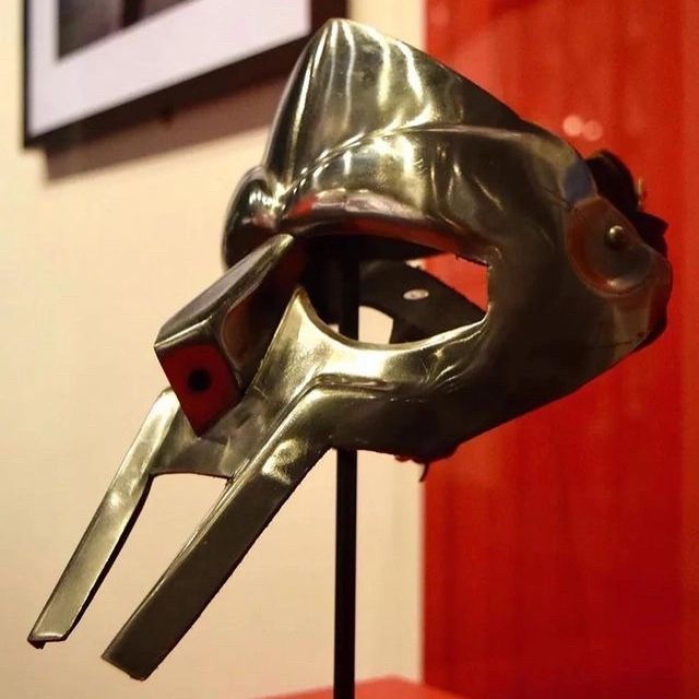 culturejpg's tweet image. Mf Doom mask at Seattle Museum