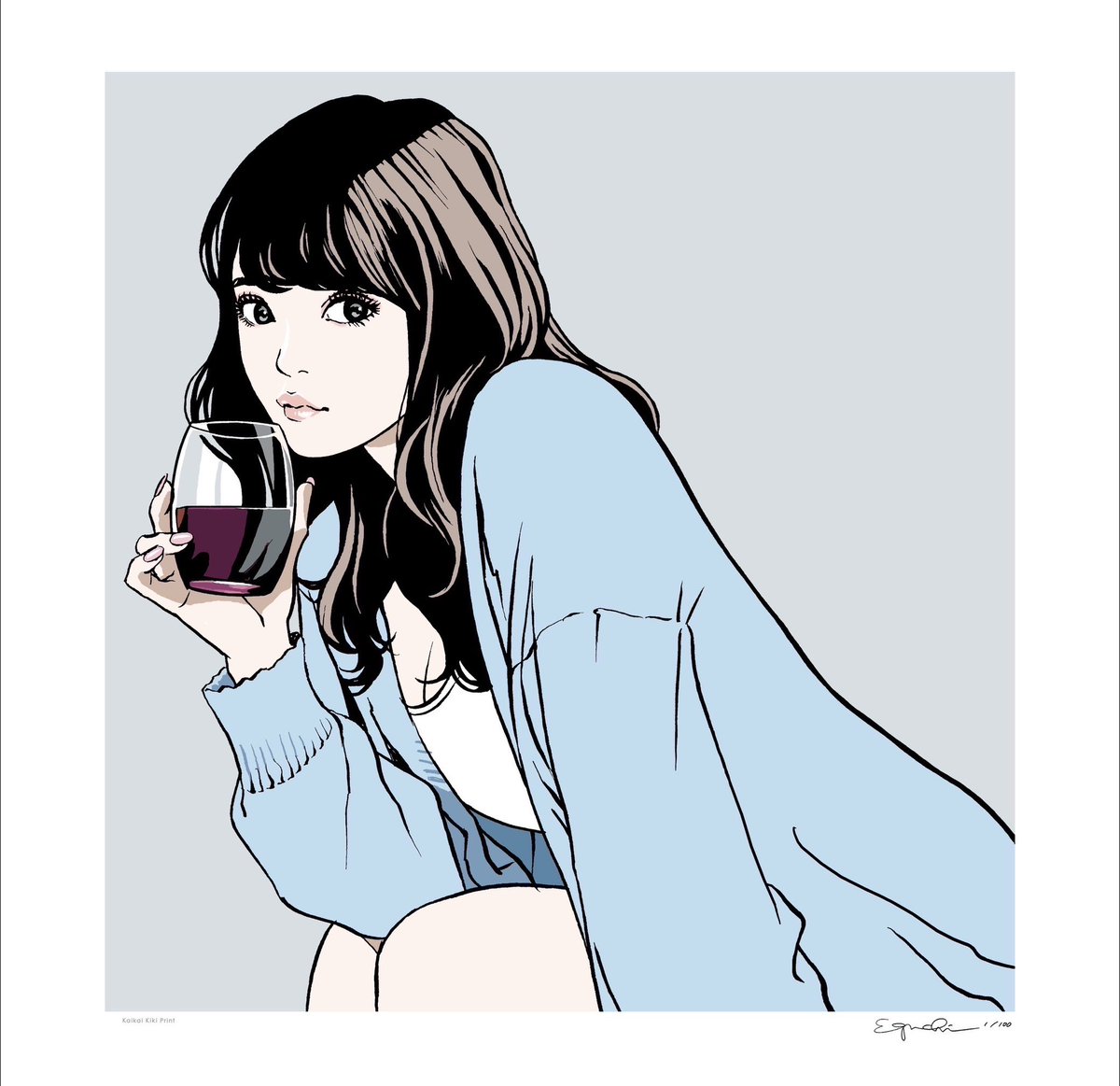 村上隆さんのkaikaikikiから2025年の新作版画第二弾「ルージュ」2月27